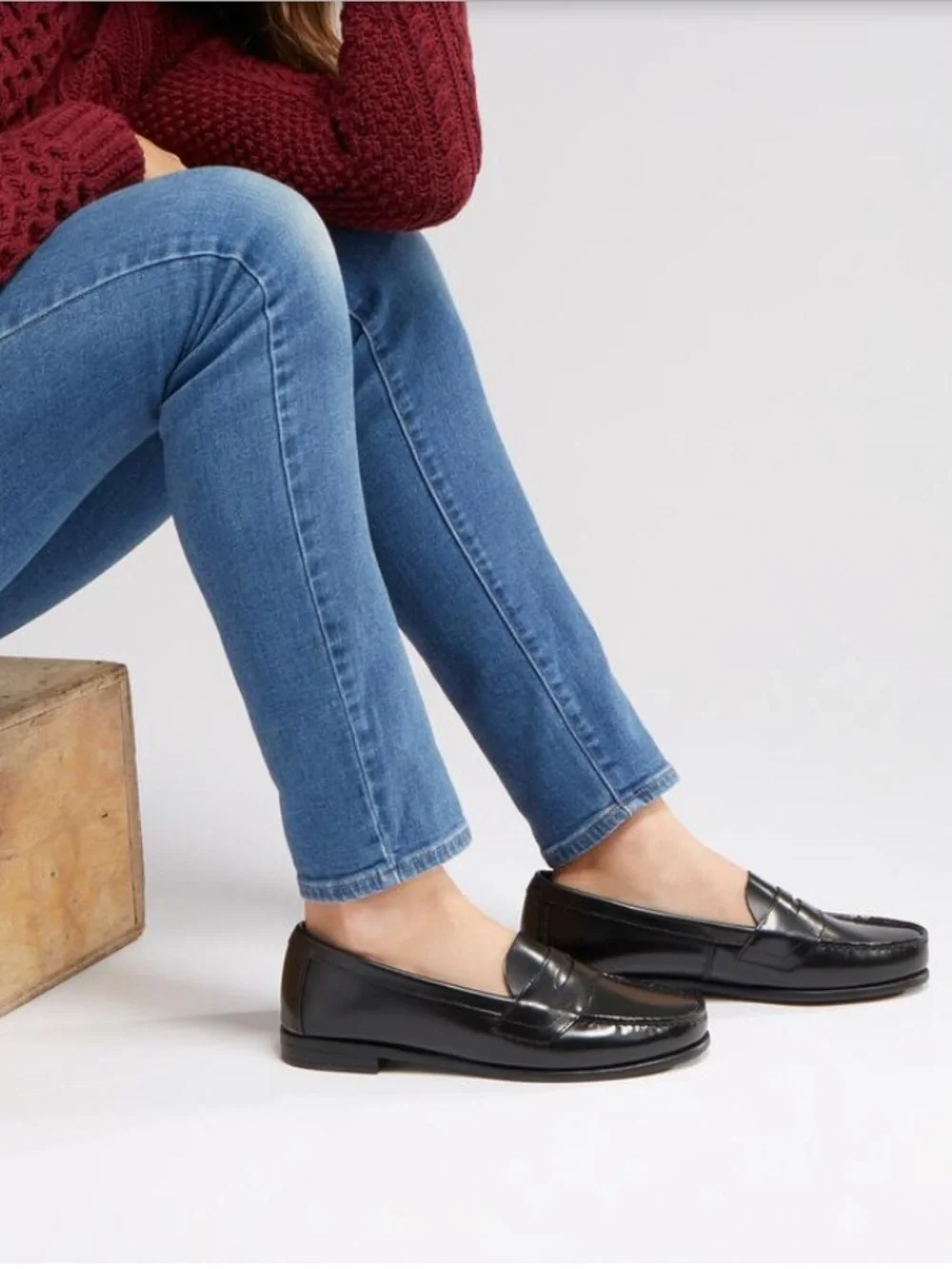 Eastland Classic II Penny Loafers Black Size 9 Narrow NWT